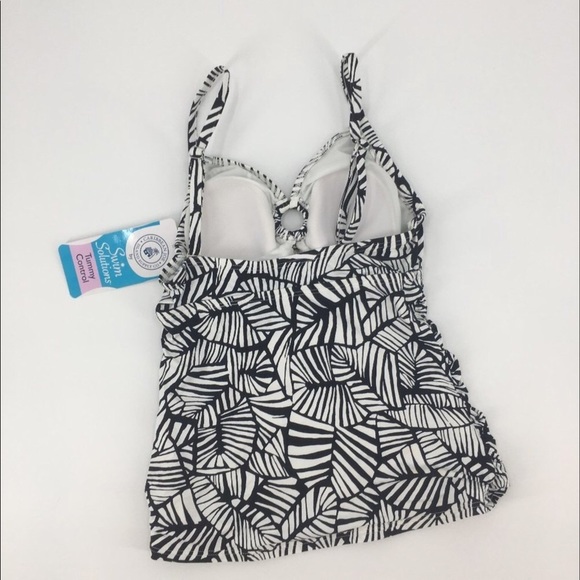 Swim Solutions Urban Palm Tankini Swim Top NWT - Picture 5 of 5